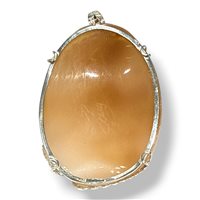 Pendant Mandile 1922 Woman Cammei  in Silver Conchiglia 2MCICM234.2 - 2MCICM234.2